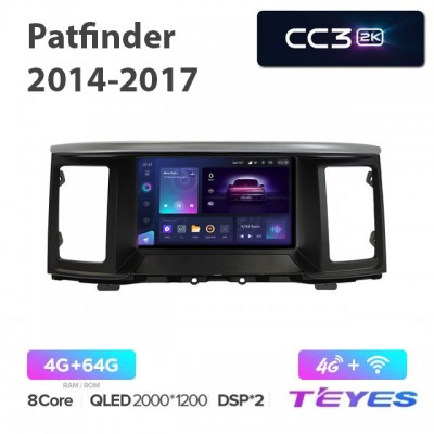 Штатная магнитола Teyes 2K_CC3 для Nissan Pathfinder 2014-2017