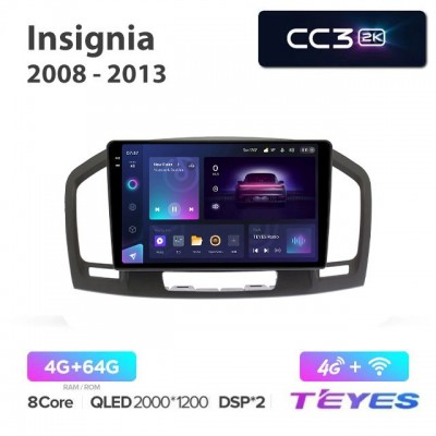 Магнитола Teyes 2K_CC3 для Opel Insignia 2008-2013