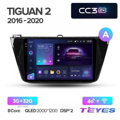 Магнитола Teyes 2K_CC3 для Volkswagen Tiguan 2017-