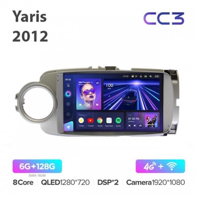 Магнитола Teyes CC3 для Toyota Yaris/Vitz 2012