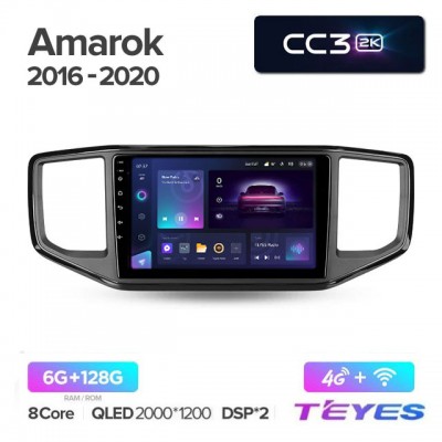 Магнитола Teyes 2K_CC3 для Volkswagen Amarok 2016-2020