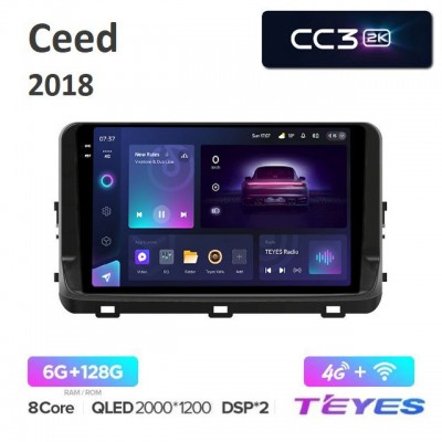 Магнитола Teyes 2K_CC3 для Kia Ceed 2019-