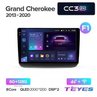 Магнитола Teyes 2K_CC3 для Jeep Grand Cherokee 2013-2020