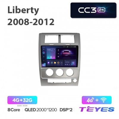 Магнитола Teyes 2K_CC3 для Jeep Liberty 2008-2012
