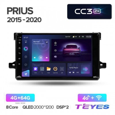 Магнитола Teyes 2K_CC3 для Toyota Prius XW50 2015-2020
