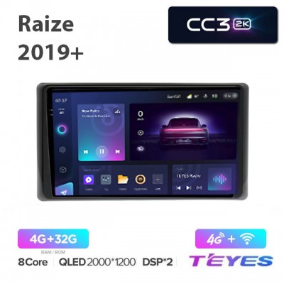 Магнитола Teyes 2K_CC3 для Toyota Raize 2019+