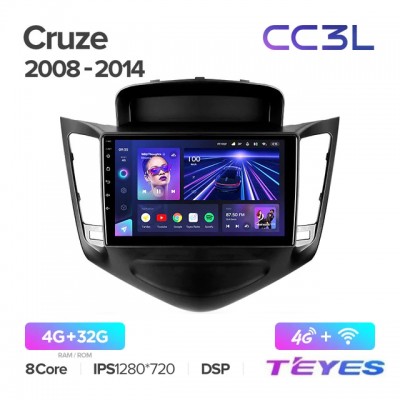 Магнитола Teyes CC3L для Chevrolet Cruze 2008-2013