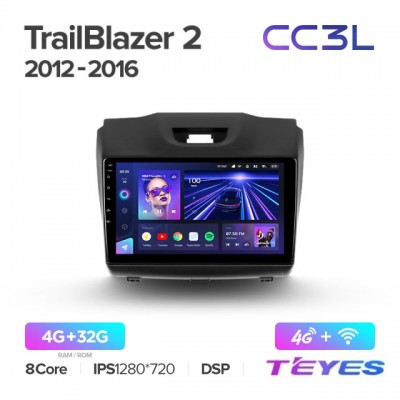 Магнитола Teyes CC3L для Chevrolet TrailBlazer 2012-2016 / ISUZU D-Max