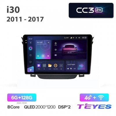 Магнитола Teyes 2K_CC3 для Hyundai I30 2011-2017