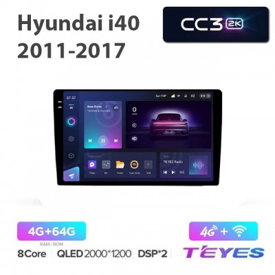 Магнитола Teyes 2K_CC3 для Hyundai I40 2011-2017