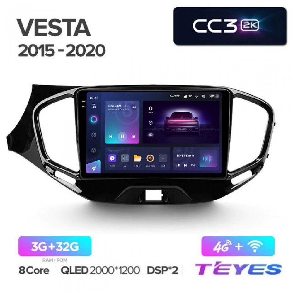 Магнитола Teyes 2K_CC3 для Lada Vesta
