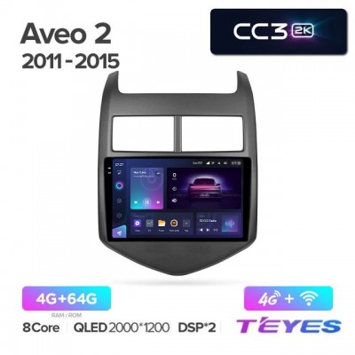 Магнитола Teyes 2K_CC3 для Chevrolet Aveo 2011-2015