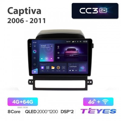 Магнитола Teyes 2K_CC3 для Chevrolet Captiva 2006-2011