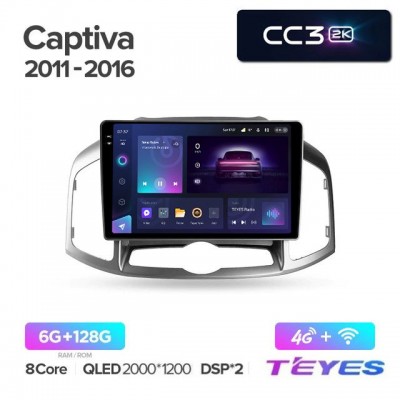 Магнитола Teyes 2K_CC3 для Chevrolet Captiva 2011-2015