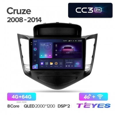 Магнитола Teyes 2K_CC3 для Chevrolet Cruze 2008-2013