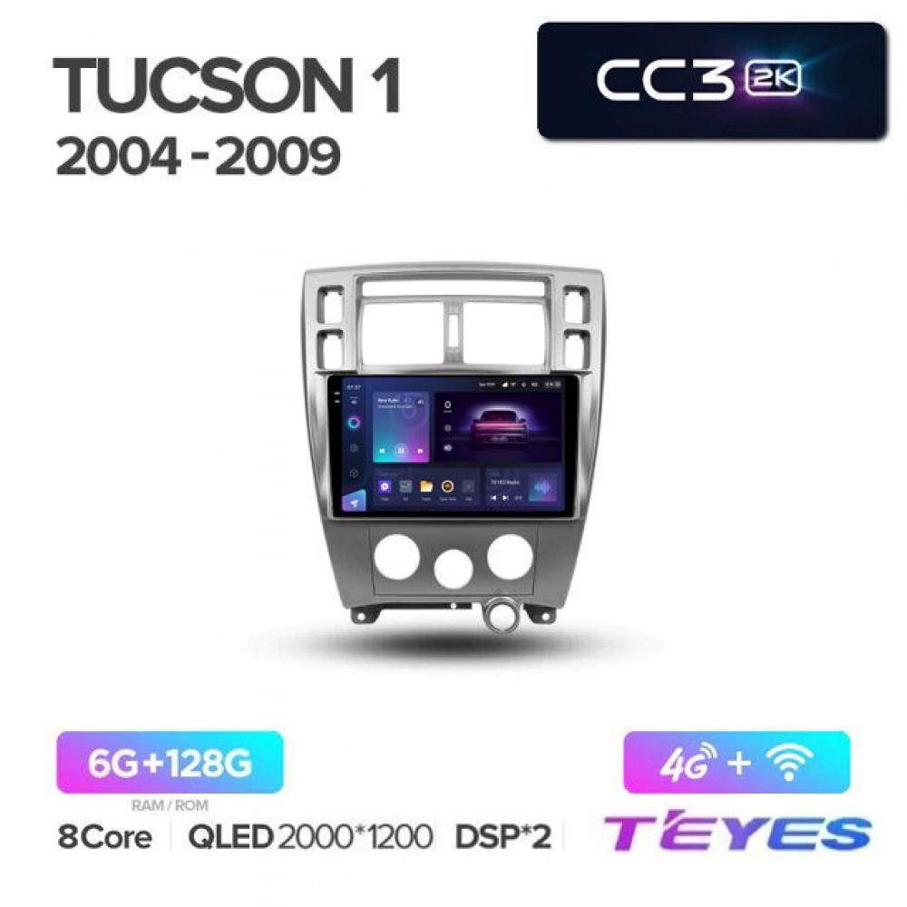 Магнитола Teyes 2K_CC3 для Hyundai Tucson 2004-2009