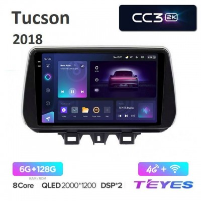 Магнитола Teyes 2K_CC3 для Hyundai Tucson 2019+