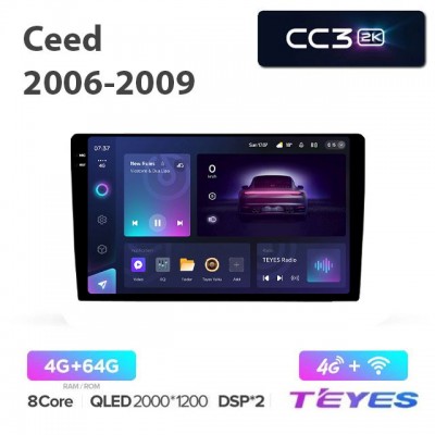 Магнитола Teyes 2K_CC3 для Kia Ceed 2006-2009