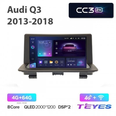 Магнитола Teyes 2K_CC3 для Audi Q3 2013-2018