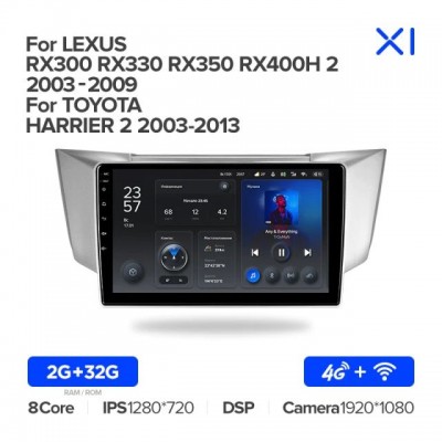 Штатная магнитола для Lexus RX 330 / 350