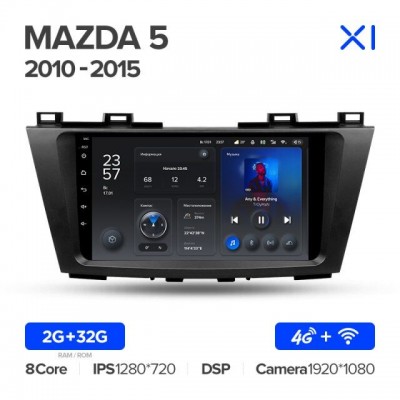 Штатная магнитола для Mazda 5 2010-2015