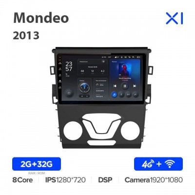 Штатная магнитола для Ford Mondeo 2013