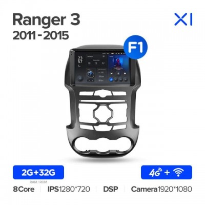 Штатная магнитола для Ford Ranger 2012-2015