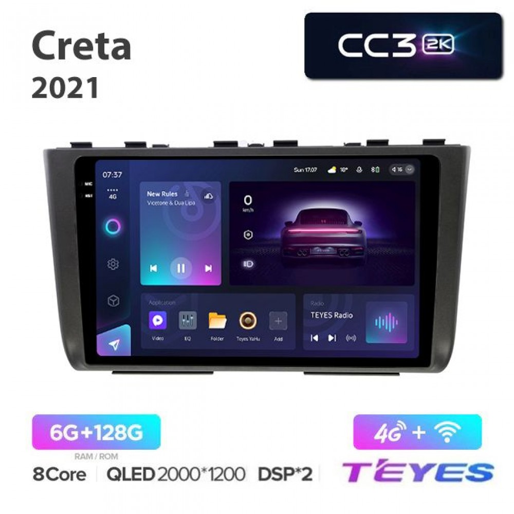 Магнитола Teyes 2K_CC3 для Hyundai Creta 2021+