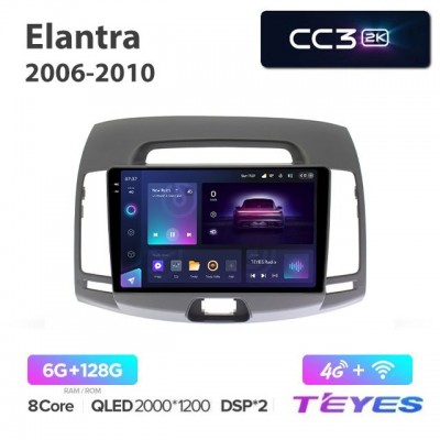 Магнитола Teyes 2K_CC3 для Hyundai Elantra 2006-2010