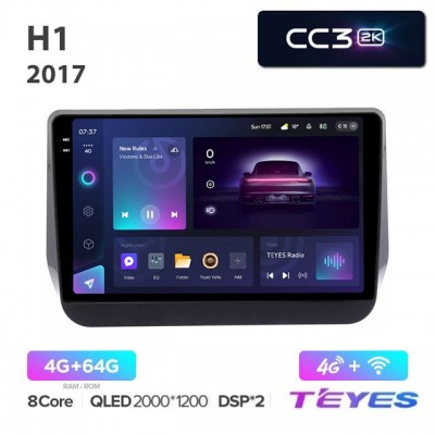 Магнитола Teyes 2K_CC3 для Hyundai H1 2017+