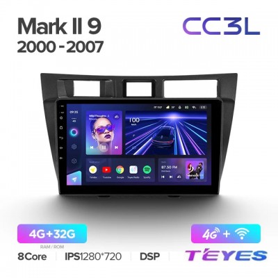 Магнитола Teyes CC3L для Toyota Mark 2 2000-2007