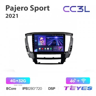 Магнитола Teyes CC3L для Mitsubishi Sport 2021