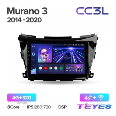 Магнитола Teyes CC3L для Nissan Murano 2015-2019