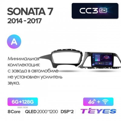 Магнитола Teyes 2K_CC3 для Hyundai Sonata 2014-2017