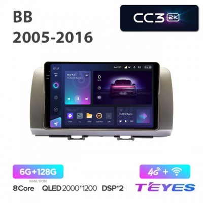 Магнитола Teyes 2K_CC3 для Toyota BB 2005-2016/Subaru Dex 2008-2013/Daihatsu Coo 2005-2013