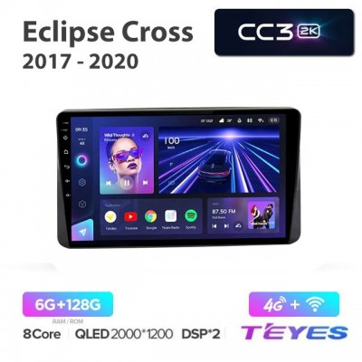 Магнитола Teyes 2K_CC3 для Mitsubishi Eclipse Cross