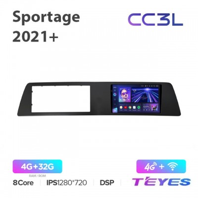 Магнитола Teyes CC3L для Kia Sportage 2021+
