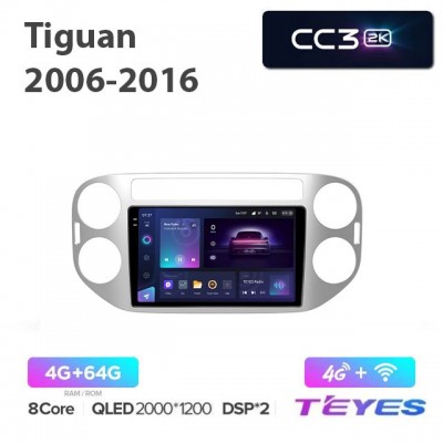 Магнитола Teyes 2K_CC3 для Volkswagen Tiguan 2006-2016