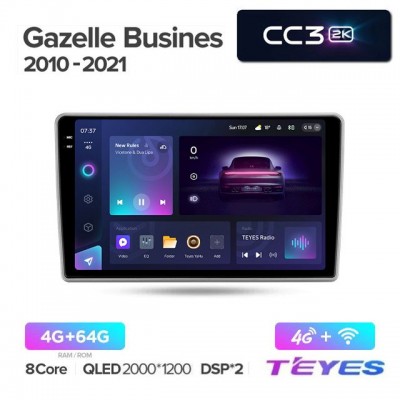 Магнитола Teyes 2K_CC3 для GAZ Gazelle Busines 2010-2021