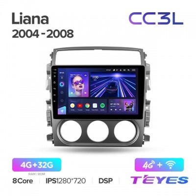 Магнитола Teyes CC3L для Suzuki Liana 2001-2007
