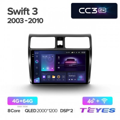 Магнитола Teyes 2K_CC3 для Suzuki Swift 2004-2010