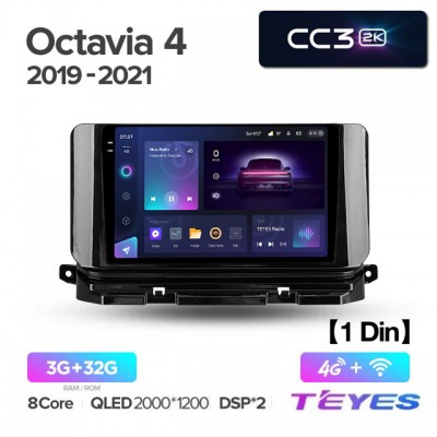 Магнитола Teyes 2K_CC3 для Skoda Octavia A8 2019+