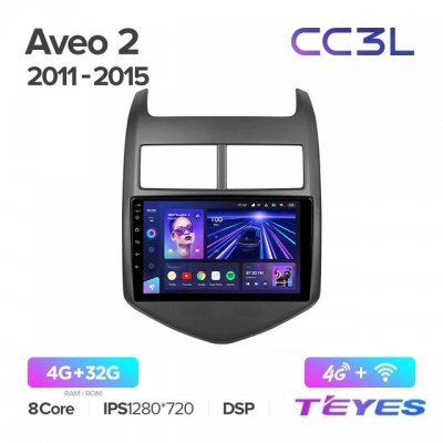 Магнитола Teyes CC3L для Chevrolet Aveo 2011-2015