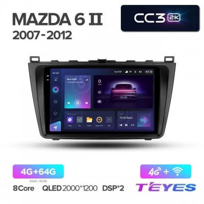 Магнитола Teyes 2K_CC3 для Mazda 6 2007-2012