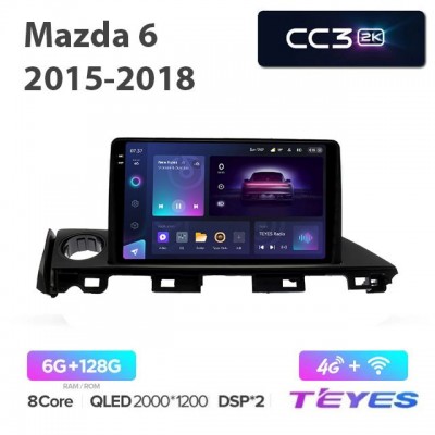 Магнитола Teyes 2K_CC3 для Mazda 6 2015-2018