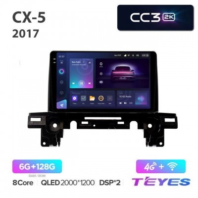 Магнитола Teyes 2K_CC3 для Mazda CX-5 2017+