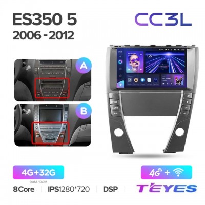 Магнитола Teyes CC3L для Lexus ES350 2006-2012