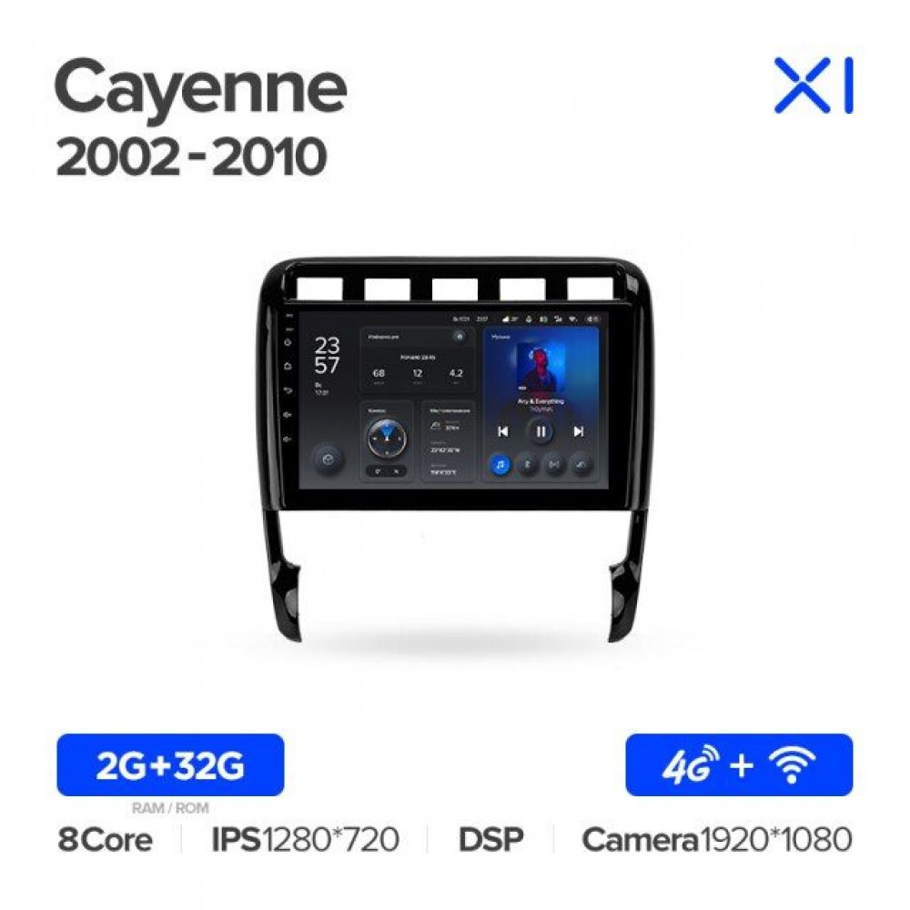Штатная магнитола для PORSCHE Cayenne (955/957) 2002-2010