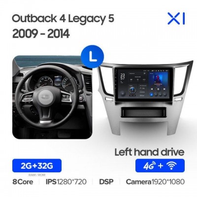 Штатная магнитола для Subaru Outback/Legacy 2009-2014