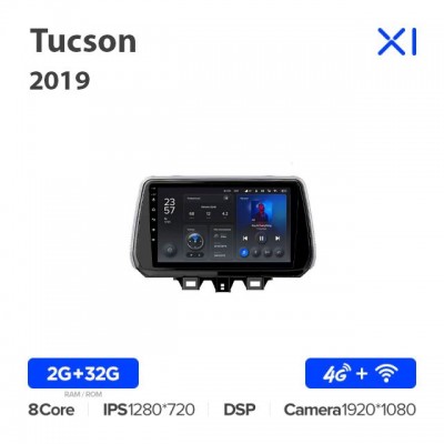 Штатная магнитола для Hyundai Tucson 2019+